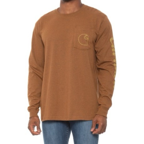 Carhartt Other - NWT Carhartt Men Relaxed Fit Heavyweight Logo Graphic Long-Sleeve shirt